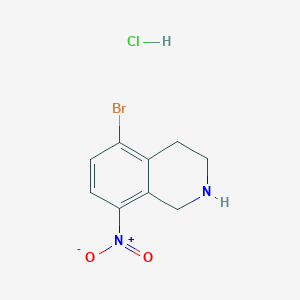 5-Bromo-8-nitro-1,2,3,4-tetrahydroisoquinoline HydrochlorideͼƬ