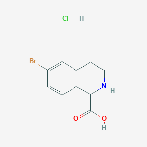 6-Bromo-1,2,3,4-Tetrahydroisoquinoline-1-Carboxylic Acid HydrochlorideͼƬ