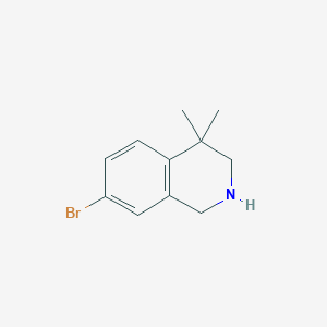 7-Bromo-4,4-dimethyl-1,2,3,4-tetrahydroisoquinolineͼƬ