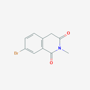 7-bromo-2-methyl-1,2,3,4-tetrahydroisoquinoline-1,3-dioneͼƬ