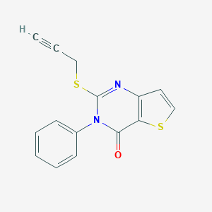 3-phenyl-2-(2-propynylsulfanyl)thieno[3,2-d]pyrimidin-4(3H)-oneͼƬ