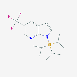 5-(Trifluoromethyl)-1-(triisopropylsilyl)-1H-pyrrolo[2,3-b]pyridineͼƬ