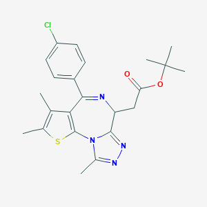 rac-tert-Butyl 2-(4-(4-Chlorophenyl)-2,3,9-trimethyl-6H-thieno[3,2-f][1,2,4]triazolo[4,3-a][1,4]diazepin-6-yl)acetateͼƬ