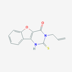 5-(Prop-2-en-1-yl)-4-sulfanyl-8-oxa-3,5-diazatricyclo[7,4,0,0,2,7]trideca-1(13),2(7),3,9,11-pentaen-6-oneͼƬ