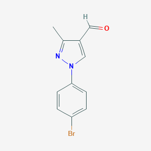 1-(4-Bromophenyl)-3-methyl-1H-pyrazole-4-carbaldehydeͼƬ