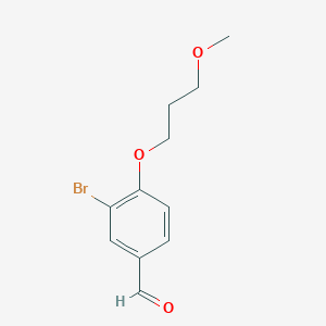 3-Bromo-4-(3-methoxypropoxy)benzaldehydeͼƬ