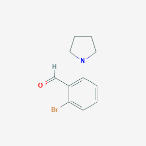 2-Bromo-6-(pyrrolidin-1-yl)benzaldehydeͼƬ