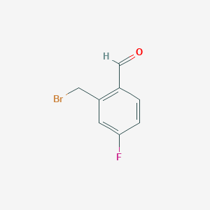 2-(Bromomethyl)-4-fluorobenzaldehydeͼƬ