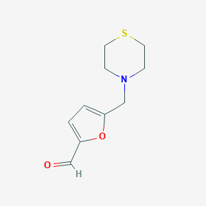 5-(thiomorpholin-4-ylmethyl)-2-furaldehydeͼƬ