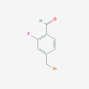 4-(Bromomethyl)-2-fluorobenzaldehydeͼƬ