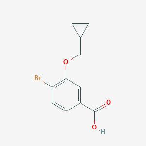 4-Bromo-3-cyclopropylmethoxybenzoic acidͼƬ