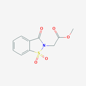 3-Oxo-1,2-benzoisothiazoline-2-acetic Acid Methyl Ester 1,1-Dioxide(Piroxicam Impurity D)ͼƬ