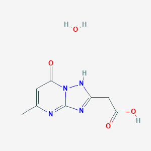 (7-hydroxy-5-methyl[1,2,4]triazolo[1,5-a]pyrimidin-2-yl)acetic acid hydrate图片