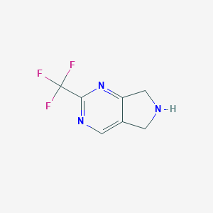 2-(Trifluoromethyl)-6,7-dihydro-5H-pyrrolo[3,4-d]pyrimidine 95+%ͼƬ