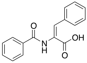 (2E)-3-Phenyl-2-(phenylformamido)prop-2-enoic AcidͼƬ