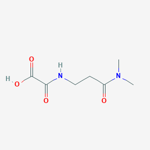 {[2-(dimethylcarbamoyl)ethyl]carbamoyl}formic acid图片