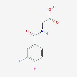 2-[(3,4-difluorophenyl)formamido]acetic AcidͼƬ