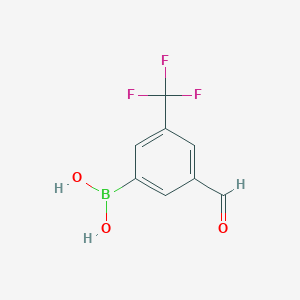 3-Formyl-5-(trifluoromethyl)phenylboronic acidͼƬ