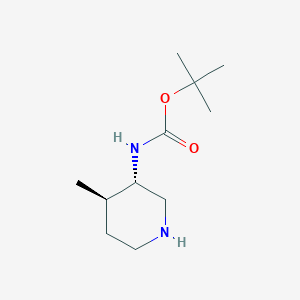 TRANS-TERT-BUTYL(4-METHYLPIPERIDIN-3-YL)CARBAMATE图片