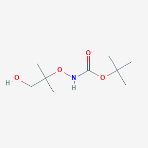 tert-butyl N-[(1-hydroxy-2-methylpropan-2-yl)oxy]carbamateͼƬ