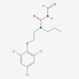 N-(Propyl(2-(2,4,6-trichlorophenoxy)ethyl)carbamoyl)formamideͼƬ