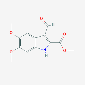 Methyl 3-Formyl-5,6-dimethoxy-1H-indole-2-carboxylateͼƬ