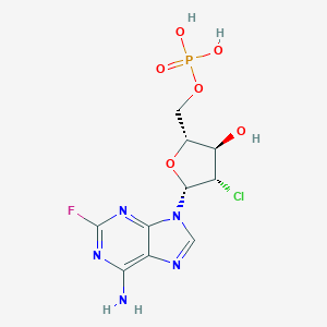 9-(2-Chloro-2-deoxy-5-O-phosphono-β-D-arabinofuranosyl)-2-fluoro-9H-purin-6-amine图片