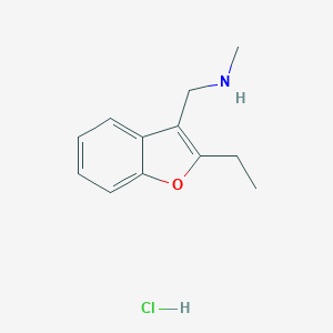 [(2-Ethyl-1-benzofuran-3-yl)methyl](methyl)amine HydrochlorideͼƬ