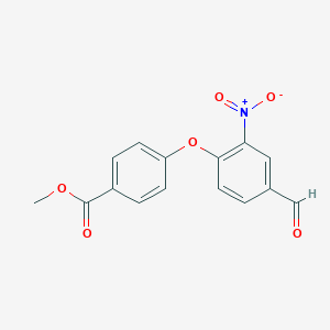 Methyl 4-(4-Formyl-2-Nitrophenoxy)Benzene CarboxylateͼƬ