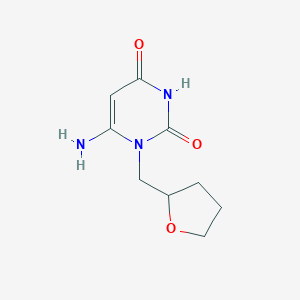 6-amino-1-(tetrahydrofuran-2-ylmethyl)pyrimidine-2,4(1H,3H)-dioneͼƬ