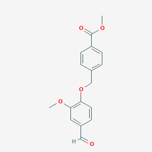 Methyl 4-[(4-Formyl-2-methoxyphenoxy)methyl]benzoateͼƬ