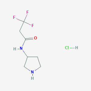 3,3,3-trifluoro-N-(pyrrolidin-3-yl)propanamide hydrochlorideͼƬ