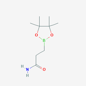 3-(Tetramethyl-1,3,2-dioxaborolan-2-yl)propanamideͼƬ