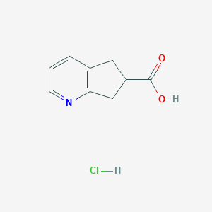 5H,6H,7H-cyclopenta[b]pyridine-6-carboxylic Acid hydrochlorideͼƬ