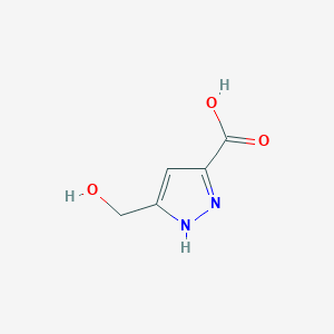 3-(Hydroxymethyl)-1H-pyrazole-5-carboxylic acidͼƬ