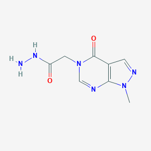 2-{1-methyl-4-oxo-1H,4H,5H-pyrazolo[3,4-d]pyrimidin-5-yl}acetohydrazideͼƬ