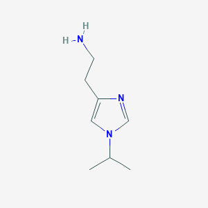 2-(1-Isopropyl-1H-imidazol-4-yl)ethanamineͼƬ