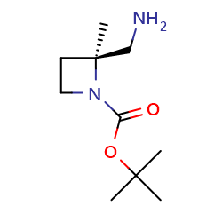 tert-butyl(2S)-2-(aminomethyl)-2-methylazetidine-1-carboxylate图片