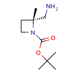 tert-butyl(2R)-2-(aminomethyl)-2-methylazetidine-1-carboxylate图片