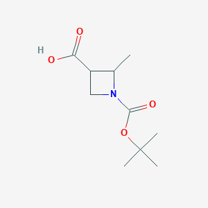 1-[(tert-butoxy)carbonyl]-2-methylazetidine-3-carboxylicacidͼƬ