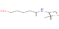 5-[(2,2-dimethylthietan-3-yl)amino]hexan-1-olͼƬ