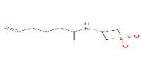 3-[(hept-6-en-2-yl)amino]-1λ?-thietane-1,1-dione图片