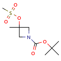 tert-butyl3-(methanesulfonyloxy)-3-methylazetidine-1-carboxylateͼƬ