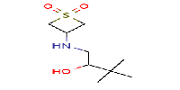 3-[(2-hydroxy-3,3-dimethylbutyl)amino]-1?-thietane-1,1-dioneͼƬ