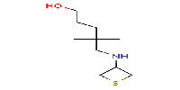 4,4-dimethyl-5-[(thietan-3-yl)amino]pentan-1-ol图片