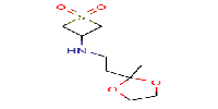 3-{[2-(2-methyl-1,3-dioxolan-2-yl)ethyl]amino}-1?-thietane-1,1-dioneͼƬ