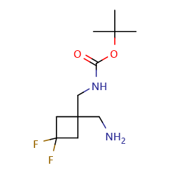 tert-butylN-{[1-(aminomethyl)-3,3-difluorocyclobutyl]methyl}carbamateͼƬ