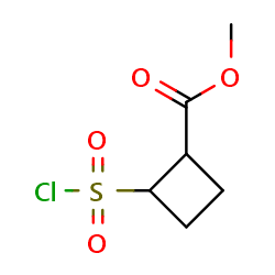 methyl2-(chlorosulfonyl)cyclobutane-1-carboxylateͼƬ