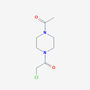 1-(4-acetylpiperazin-1-yl)-2-chloroethan-1-oneͼƬ