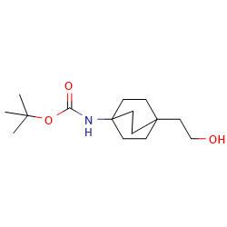 tert-butylN-[4-(2-hydroxyethyl)bicyclo[2,2,2]octan-1-yl]carbamateͼƬ